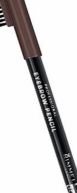 Rimmel Eyebrow Pencil, 1.4 g - Dark Brown