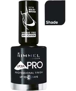 Rimmel Lycra Pro Nail Polish - Black Pearl