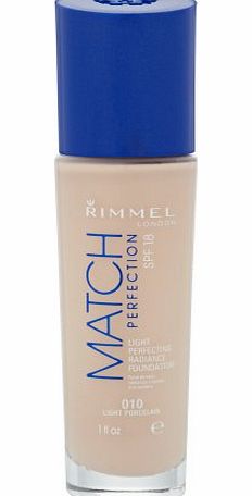 Rimmel Match Perfection Foundation, Light Porcelain