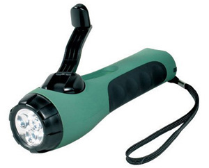 Cyba-lite - Eco Wind Up Torch - Blue - Ref RT5124