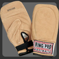 Ring Pro Split Leather Punchbag Mitts