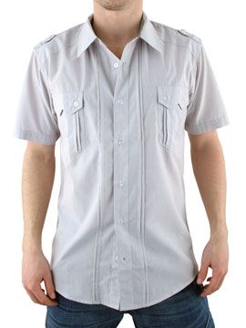 Grey Parker Short Sleeve Shirt
