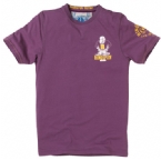 Ringspun Mens Backy Mascot T-Shirt Deep Purple