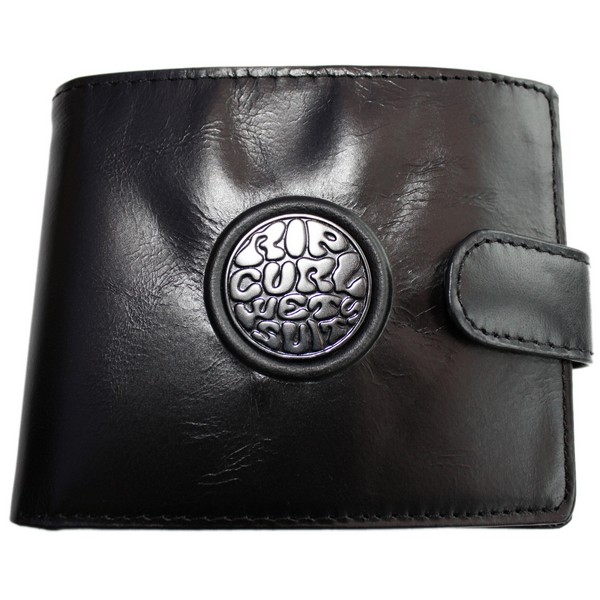 Black Rippen Rubber Wallet by