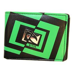 Box Head Wallet - Bright Green