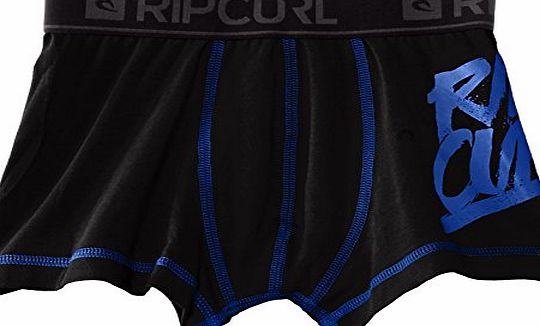 Rip Curl Boys Basic JR Boxer Shorts, Black, 8 Years