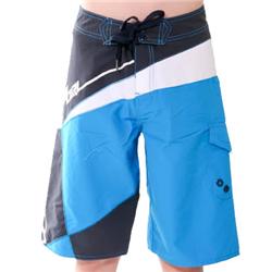 Boys Geo Board Shorts - Brilliant Blue