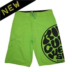 rip curl Boys Round Logo Board Shorts - Green