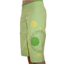 Girls On The Wave Board Shorts - Green
