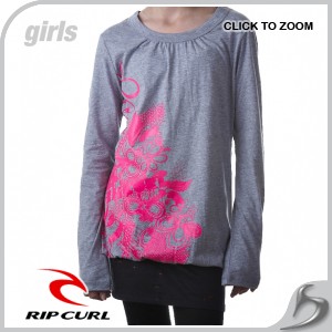 Girls T-Shirts - Rip Curl Scrawl Girls