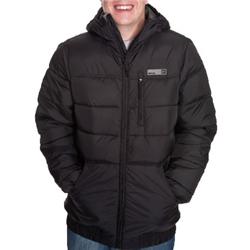 Long Puffa Jacket - Black