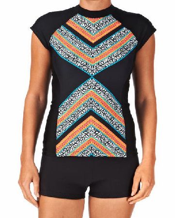 Rip Curl Womens Rip Curl Gypsy Queen Rash Vest - Black