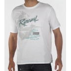 Ripcurl Mens Sand Dollar Beach T-Shirt Optical White