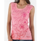 Womens Graphic T-Shirt Begonia Pink