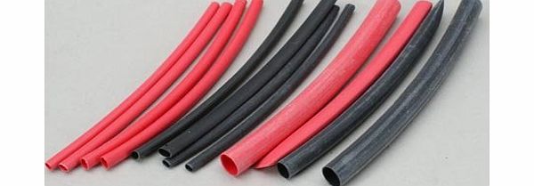 Ripmax Heat Shrink Sleeve Red Black 12 assorted O-SS3