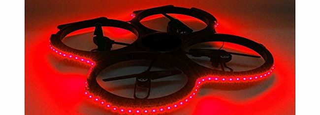 Ripmax UDI U829A drone LED Self Adhesive Strip Lights - Red