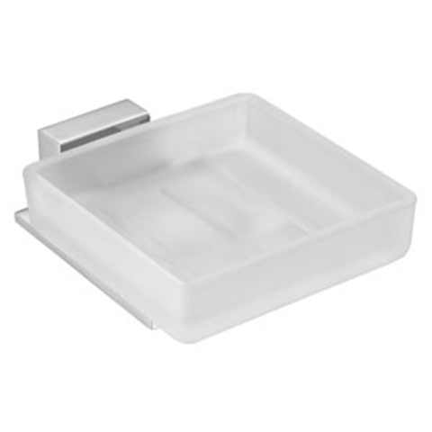 RIVA Frosted Soap Dish and Holder