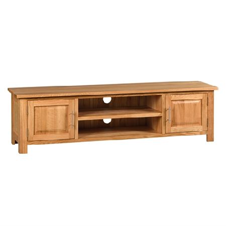 Rivermead Oak Low Wide TV Unit Up to 70`` 808.864