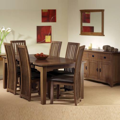 Riverwell Fine Oak Range Riverwell Oak Dining Set (6`Table,6 Chairs   Sideboard)