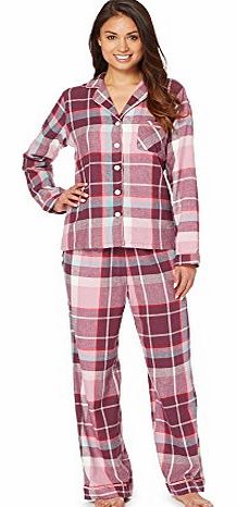  Womens Designer Purple Checked Pyjama Set 12