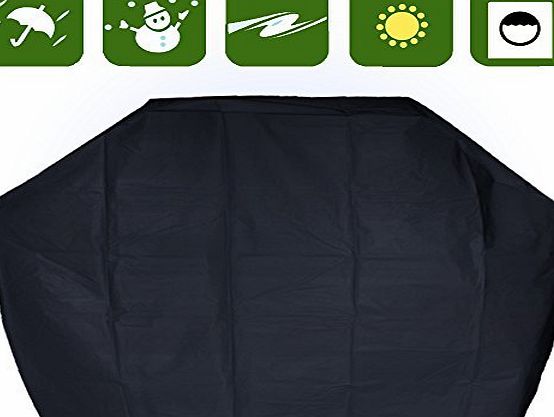 RM-BBQ Cover Various Types Waterproof BBQ Cover Gas Charcoal Portable Barbecue Grill Storage WQAB (145x61x117cm WQ5AB)