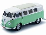 Die-cast Model VW Microbus (1:18 scale in Green)