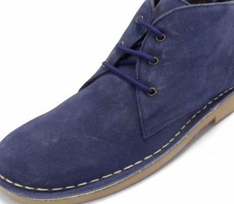 Roamer Ladies retro mod desert boots (5, blue)