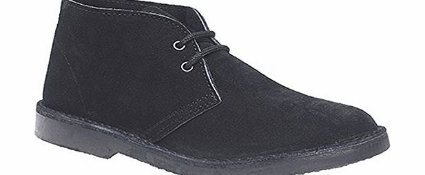 Roamer Womens/Ladies Real Suede Round Toe Unlined Desert Boots (6 UK) (Black)