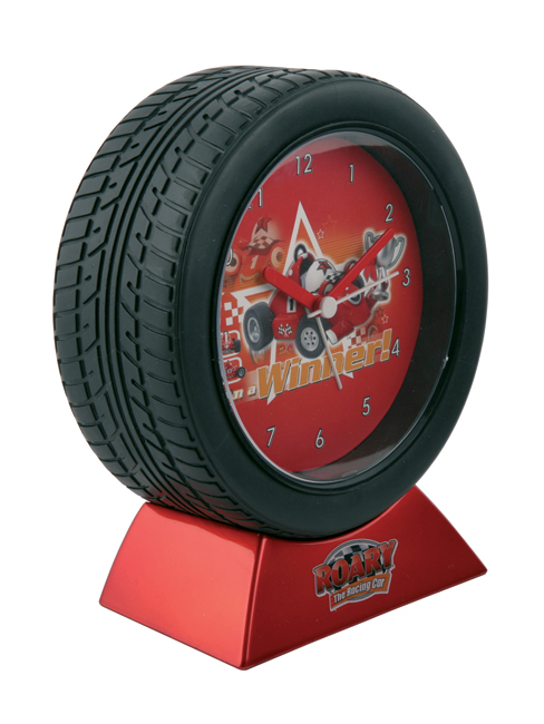 the Racing Car Tyre Alarm Clock