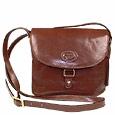 Classic Brown Leather Handbag