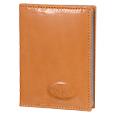 Light Brown Calf Leather Book Card Holder