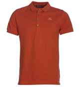 Darius Dark Orange Pique Polo Shirt