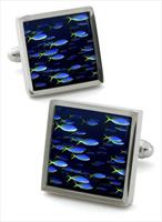 Robert Charles Neon Fish Cufflinks by