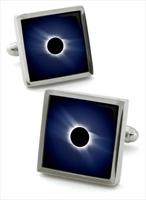 Robert Charles Space Moon Eclipse Cufflinks by