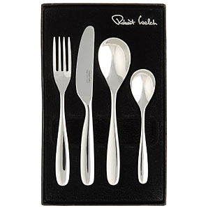 Robert Welch Stanton Children` Cutlery Set, Stainless Steel, 4-Piece