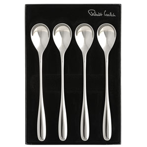 Robert Welch Stanton Long Spoons, Stainless Steel, Set of 4