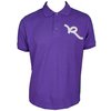 RocaWear Big R Pique Polo Shirt (Purple/White)