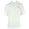 RocaWear Big R Pique Polo Shirt (White/Neon Pink)