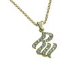 RocaWear gold plated flame logo chain (RN65G)