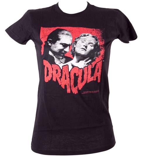 Ladies Glow In The Dark Dracula T-Shirt from