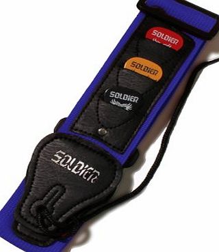 Rockburn BST-202-BL Strap for Guitar - Blue
