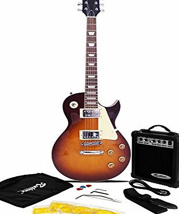 Rockburn LP2 Electric Guitar Pack - Sunburst