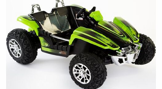 Dirt Racer - 12v Ride On Electric Kids Ride on 2 Seater Quad Car Jeep (Green)