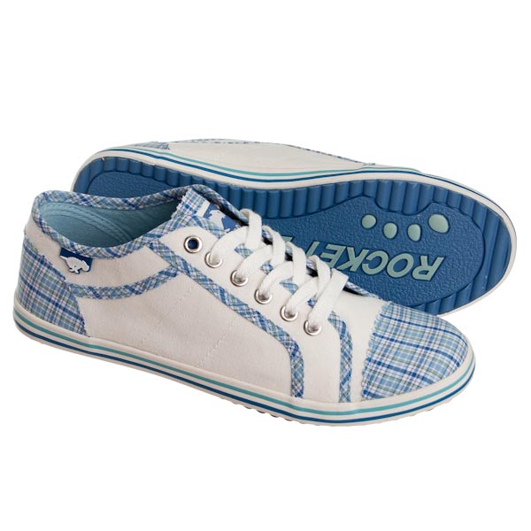 Shoes - Drea - Scout Plaid Blue/White