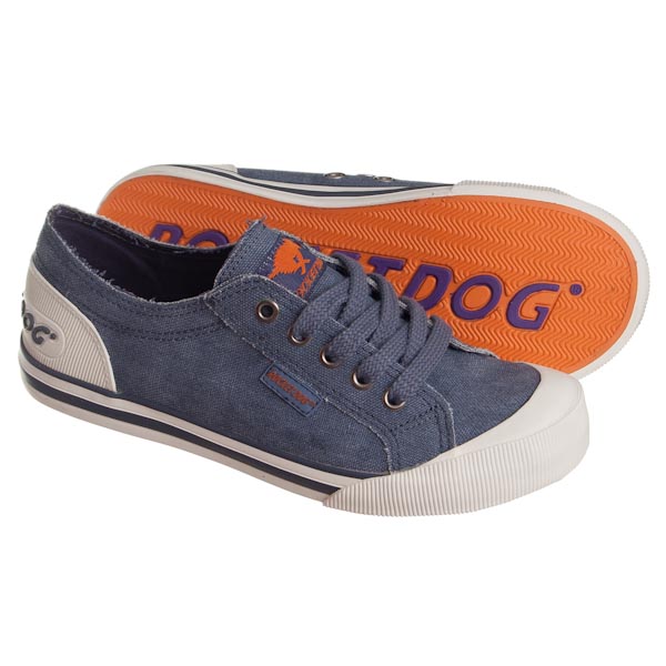 Shoes - Jazzin - Blue Washed Canvas