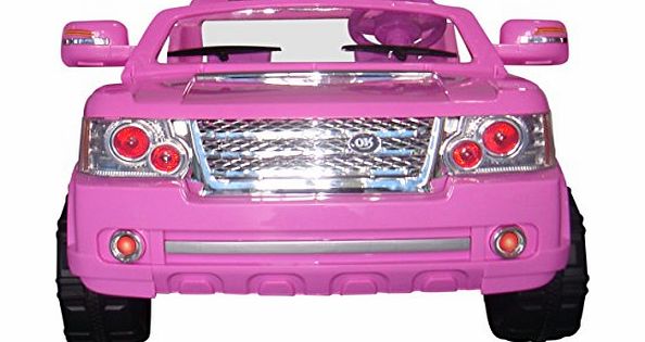 Rocket Explorer Ride on Electric Jeep - 24v 2 Seater (3 Colours) (Pink)