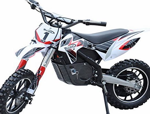 Rocket Kids Rocket DB500 Electric / Battery Scrambler Dirt Bike 38v Motorbike - Red