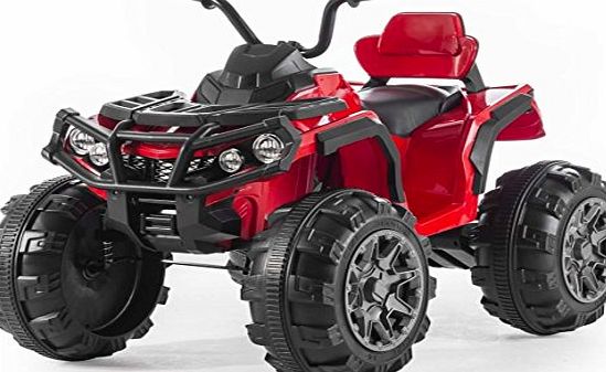 Rocket Kids Rocket Dune Raptor Extreme 12v Electric / Battery Ride On Utility Quad Bike - Red