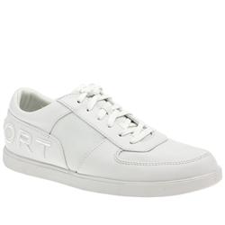 Rockport Male R/Port Croydon Fabric Upper Fashion Trainers in White