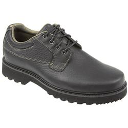 Rockport Male Rock804 Leather Upper Textile Lining Lace Up in Black, Dark Brown